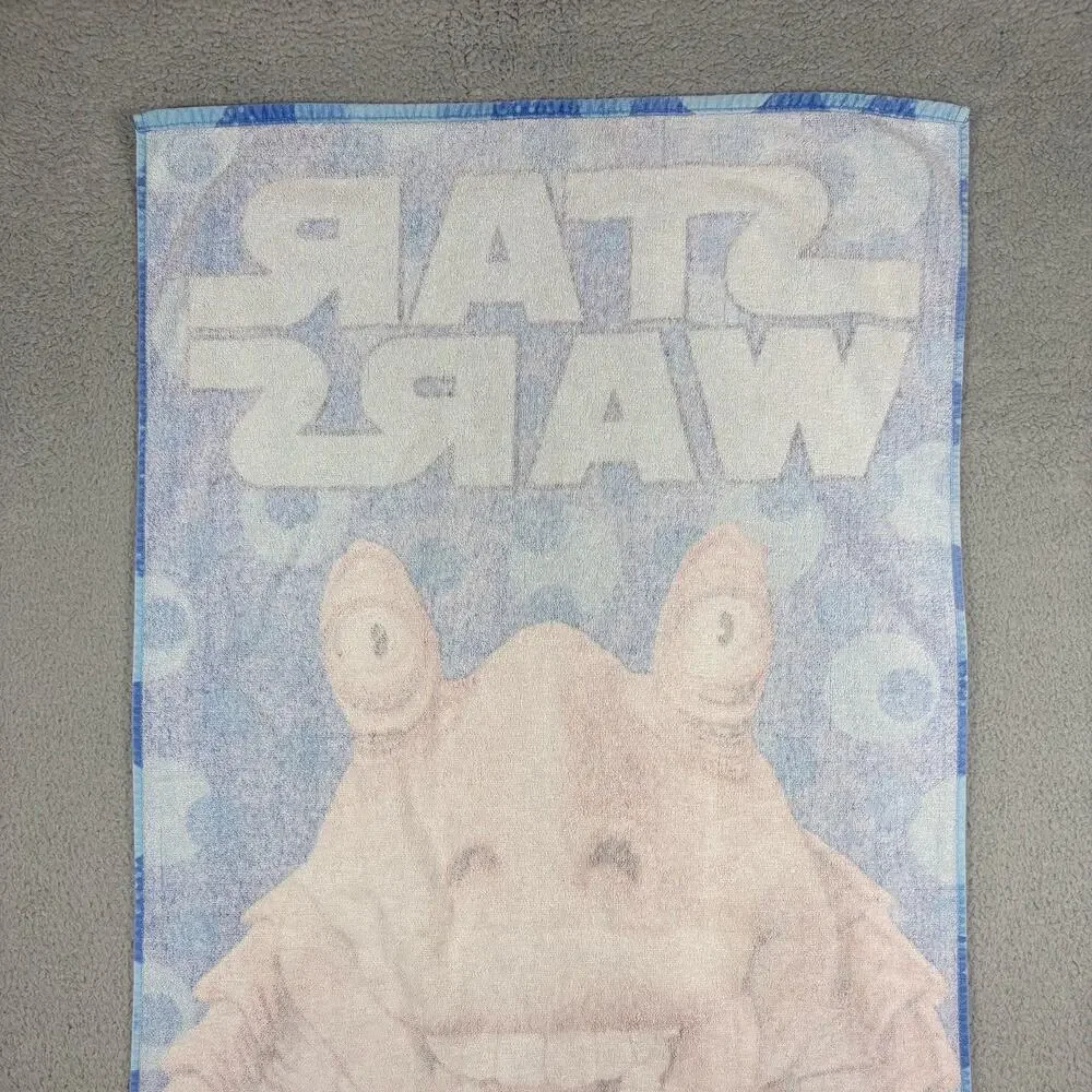 Vtg Star Wars Episode 1 The Phantom Menace Jar Jar Binks Beach Towel 27x54”